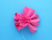 Pom pom flower &amp; tassel garland 05