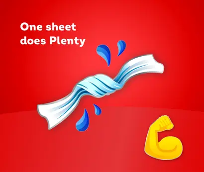 Plenty Flexisheets kitchen roll: Choose what you use